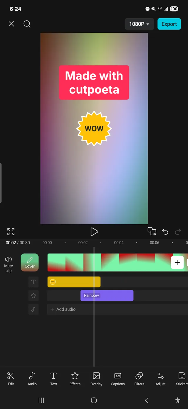 Captura de cutpoeta: Editor